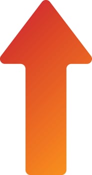 Up Arrow Icon Style vector