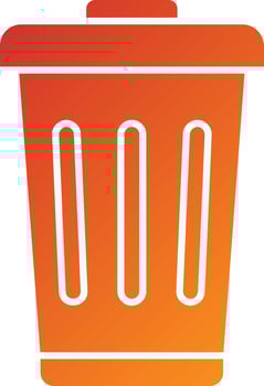 Trash Icon Style vector