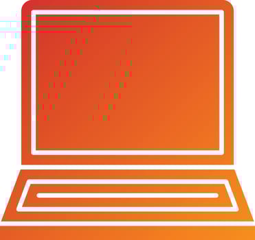Laptop Icon Style vector