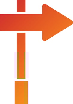 Signboard Right Icon Style vector