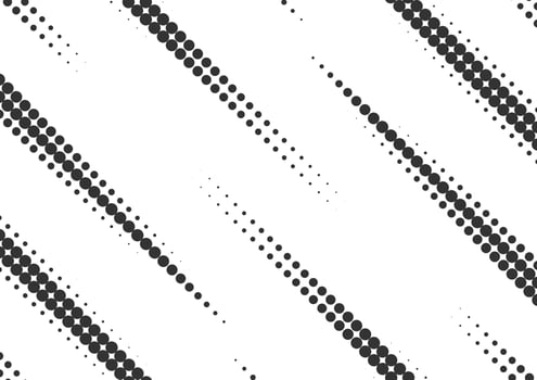 Abstract black and white dots halftone background vector