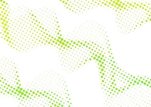 Abstract wavy colorful gradient dots halftone background vector