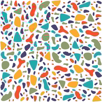 Terrazzo abstract colorful seamless pattern background vector