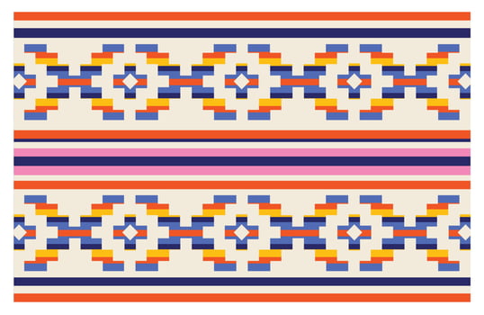 Collection of pattern templates Geometry traditional vector