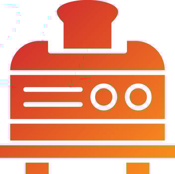 Toaster Icon Style vector