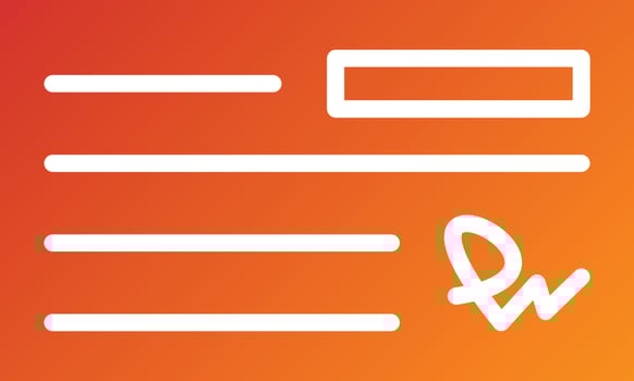 Cheque Icon Style vector