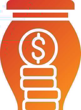 Savings Icon Style vector