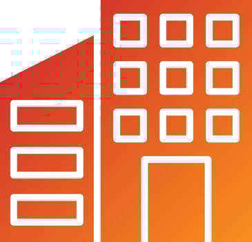 Office Building Icon Style vector