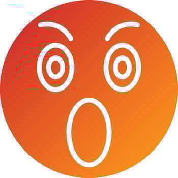 Surprised Icon Style vector