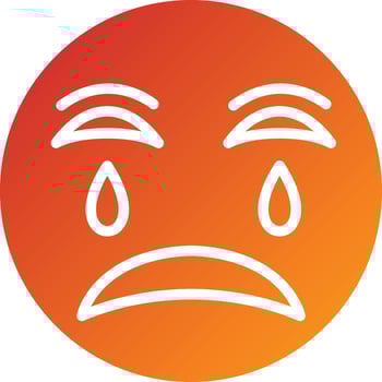 Crying Icon Style vector