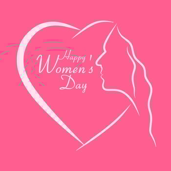 Vector happy Women's Day