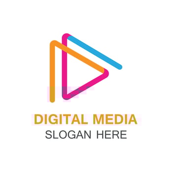 Digital Play Media Logo vector
