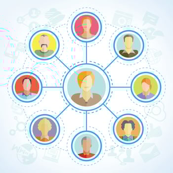 people network vector illustration