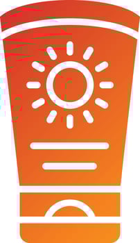 Sun Cream Icon Style vector