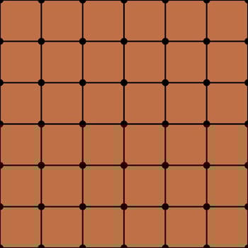 seamless background grid lines black dots brown background vector