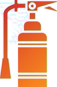 Fire Extinguisher Icon Style vector