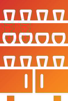 Cupboard Icon Style vector