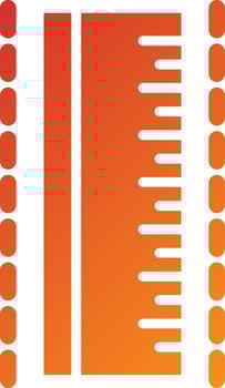 Ruler Icon Style vector