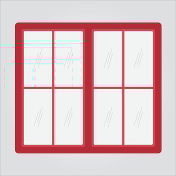 Isolated Color Window Icon Scalable Vector Graphic