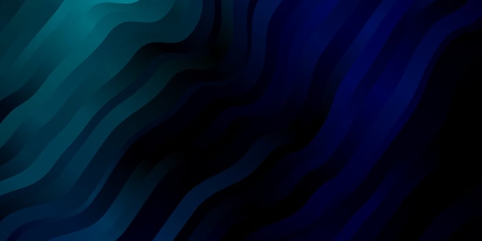 Dark BLUE vector pattern with wry lines.