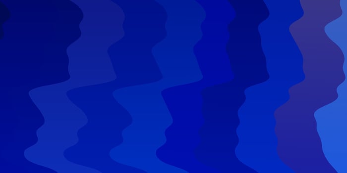 Light Blue, Yellow vector backdrop with curves.