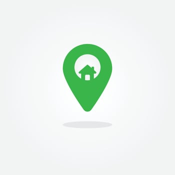 Geo Location Pin vector icon