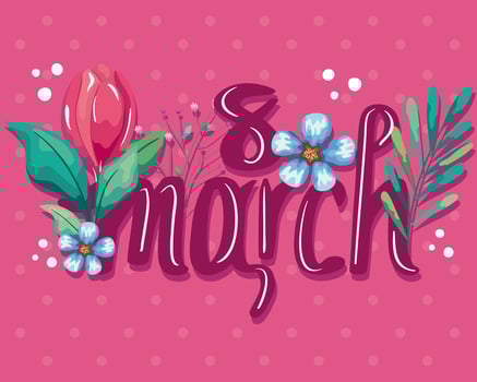 banner for march 8 vector