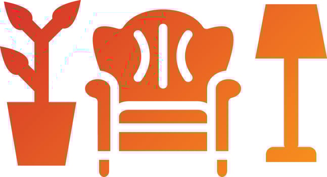 Living Room Icon Style vector