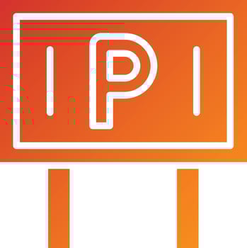 Parking Icon Style vector