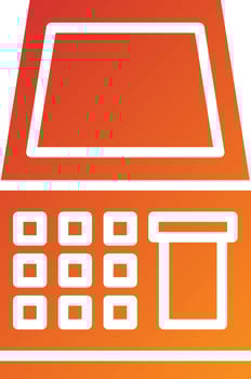 Atm Machine Icon Style vector