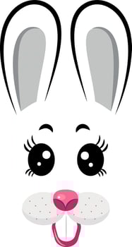 The rabbit is the symbol of 2023.The Year of the Rabbit vector