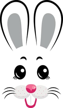 The rabbit is the symbol of 2023. Vector illustration