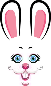 The rabbit is the symbol of 2023.The Year of the Rabbit vector