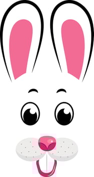 The rabbit is the symbol of 2023. Vector illustration