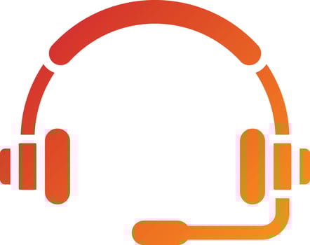 Headphones Icon Style vector