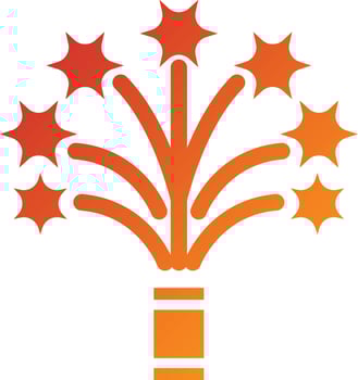 Firework Icon Style vector