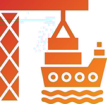 Port Icon Style vector