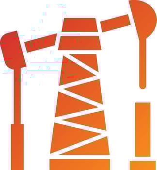 Oil Pump Icon Style vector