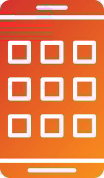 Mobile Apps Icon Style vector