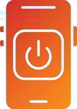 Mobile Power Icon Style vector
