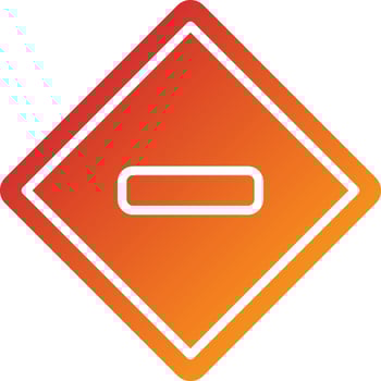 No Entry Icon Style vector