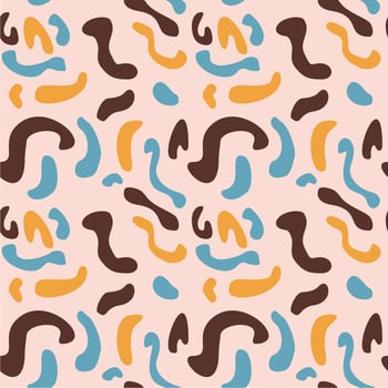 seamless pattern design that is scattered and arranged neatly vector