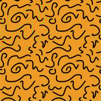 seamless pattern design striped in black and orange background vector