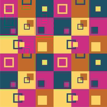 seamless pattern design of plaid with attractive colors vector