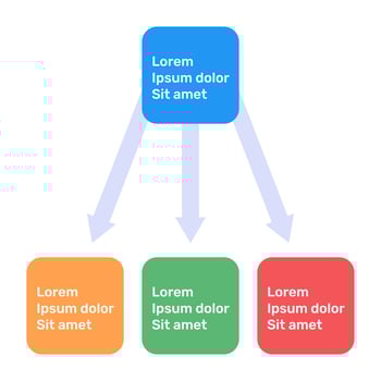 A trendy option banners infographic vector