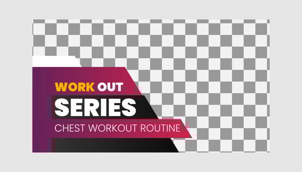 modern strong creative social media post for gym and fitness center. vector