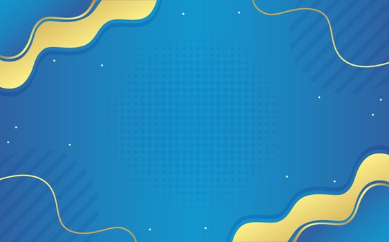 blue abstract gradient vector background with memphis ornaments