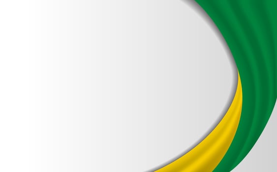 Blank space brazil flag background vector