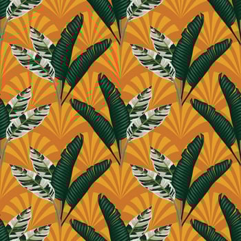 tropical summer seamless design vector
