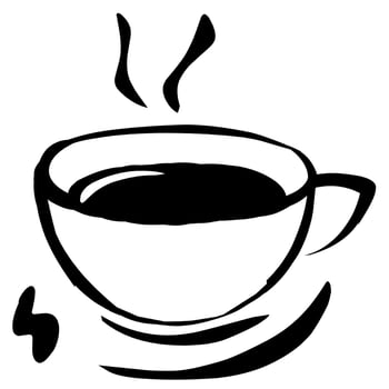 Cup Coffee Vector Silhouette